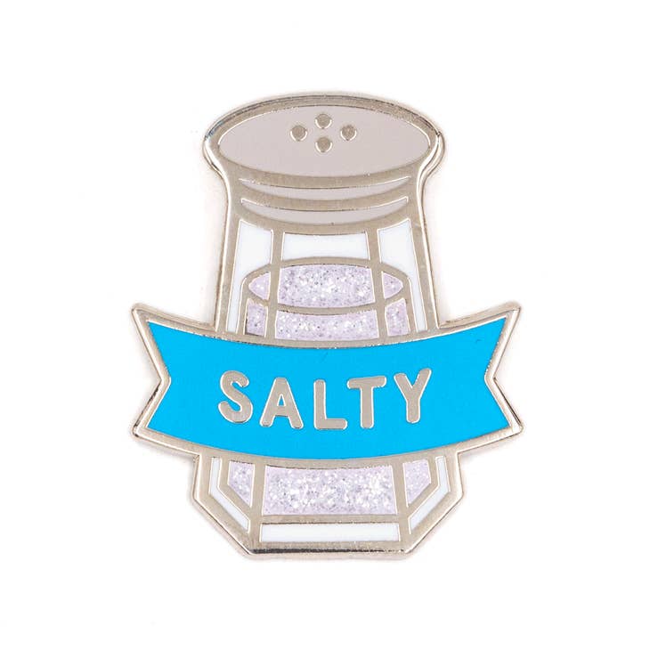 Salty Enamel Pin