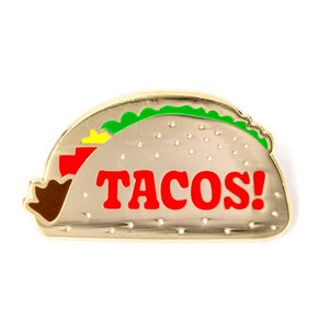 Tacos Enamel Pin
