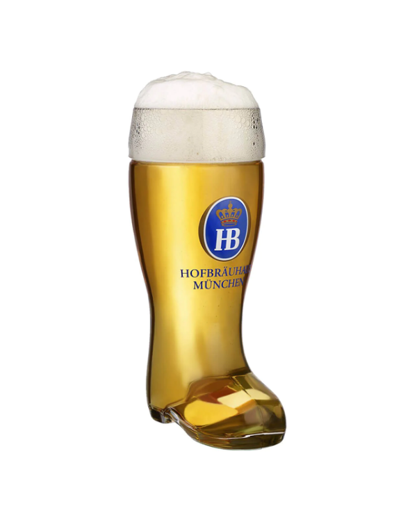 Hofbräuhaus Munchen Glass Beer Boot