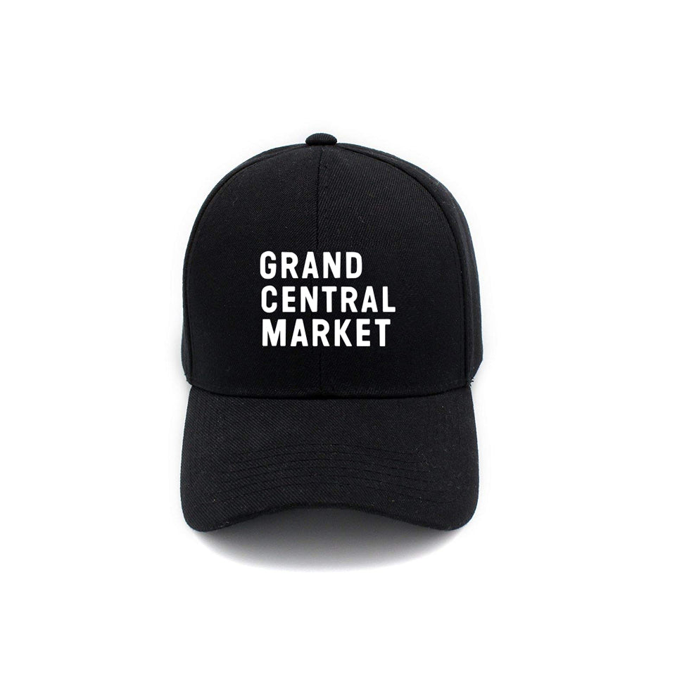 GCM Polo Cap with Stacked Logo - Black