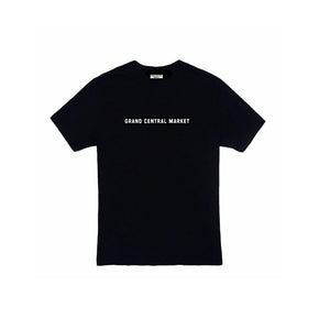 Straight Logo Tee - Black
