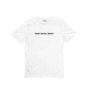 Straight Logo Tee - White