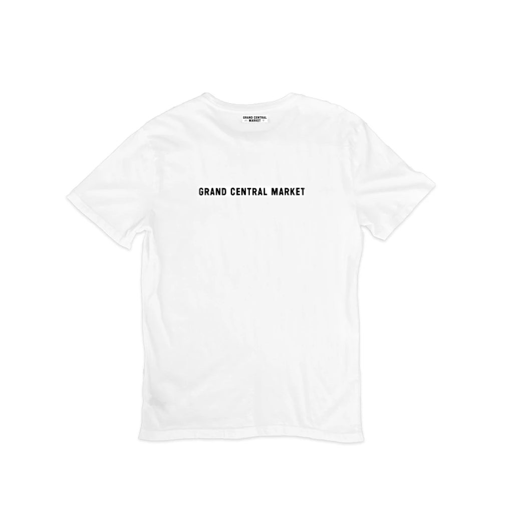 Straight Logo Tee - White