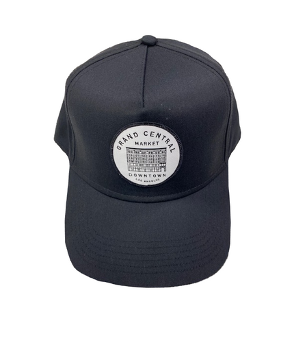 GCM Polo Cap with Embroidered Patch - Black