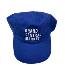 Stacked Market Logo Polo Cap - Blue