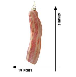 Bacon Glass Ornament