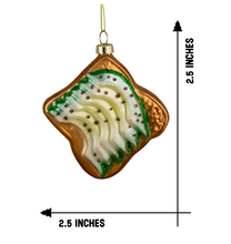 Load image into Gallery viewer, Avocado Toast Glass Ornament