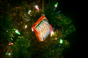 Avocado Toast Glass Ornament